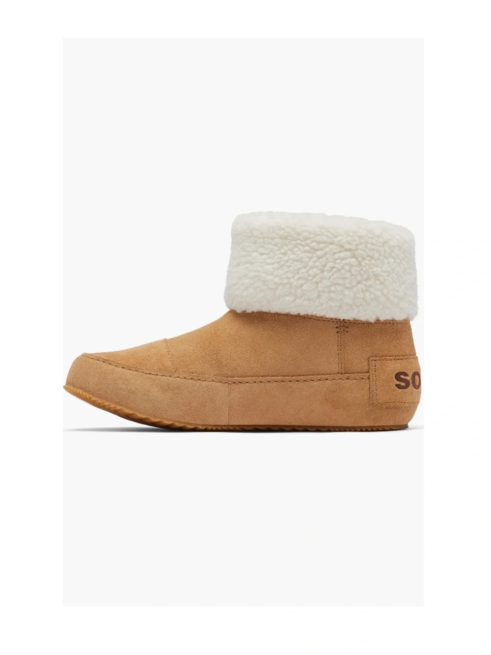 Sorel Go Stumptown Faux Fur Lined Bootie Tawny Buff Natural White Women’s 11